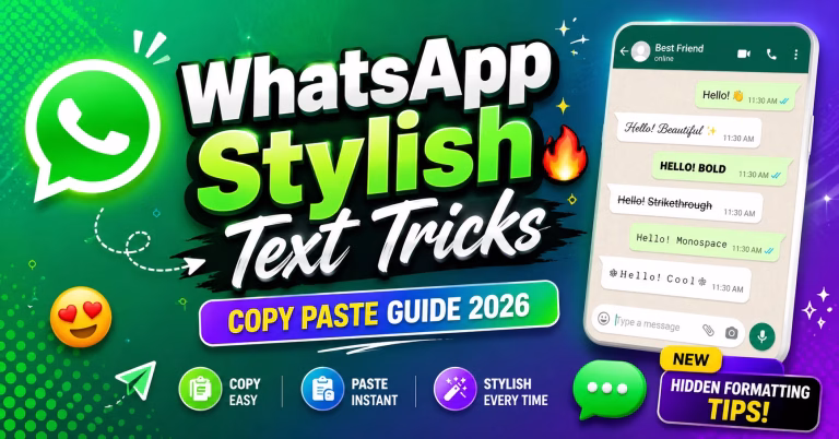 whatsapp stylish text tricks